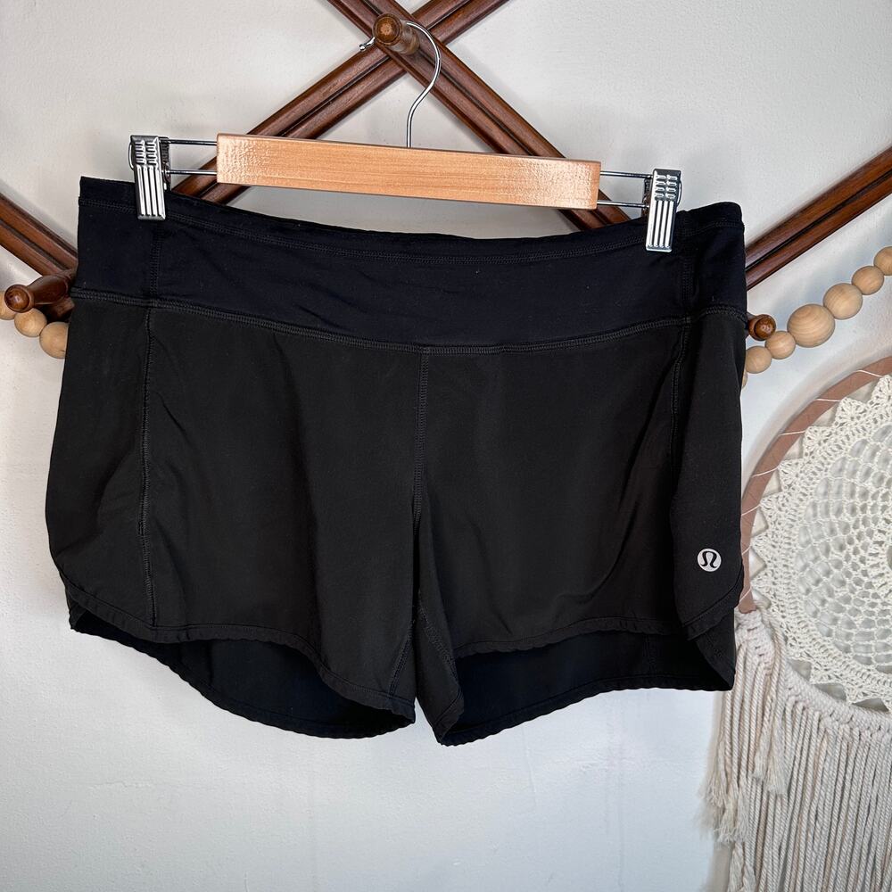 Lululemon Black Speed Up Shorts